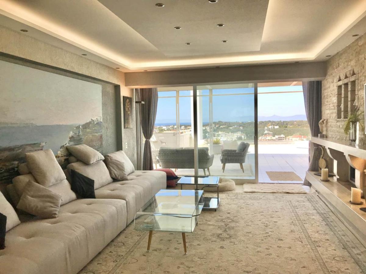 Villasonboard Vouliagmeni Penthouse Veranda Sea-View & Beach Athene Buitenkant foto