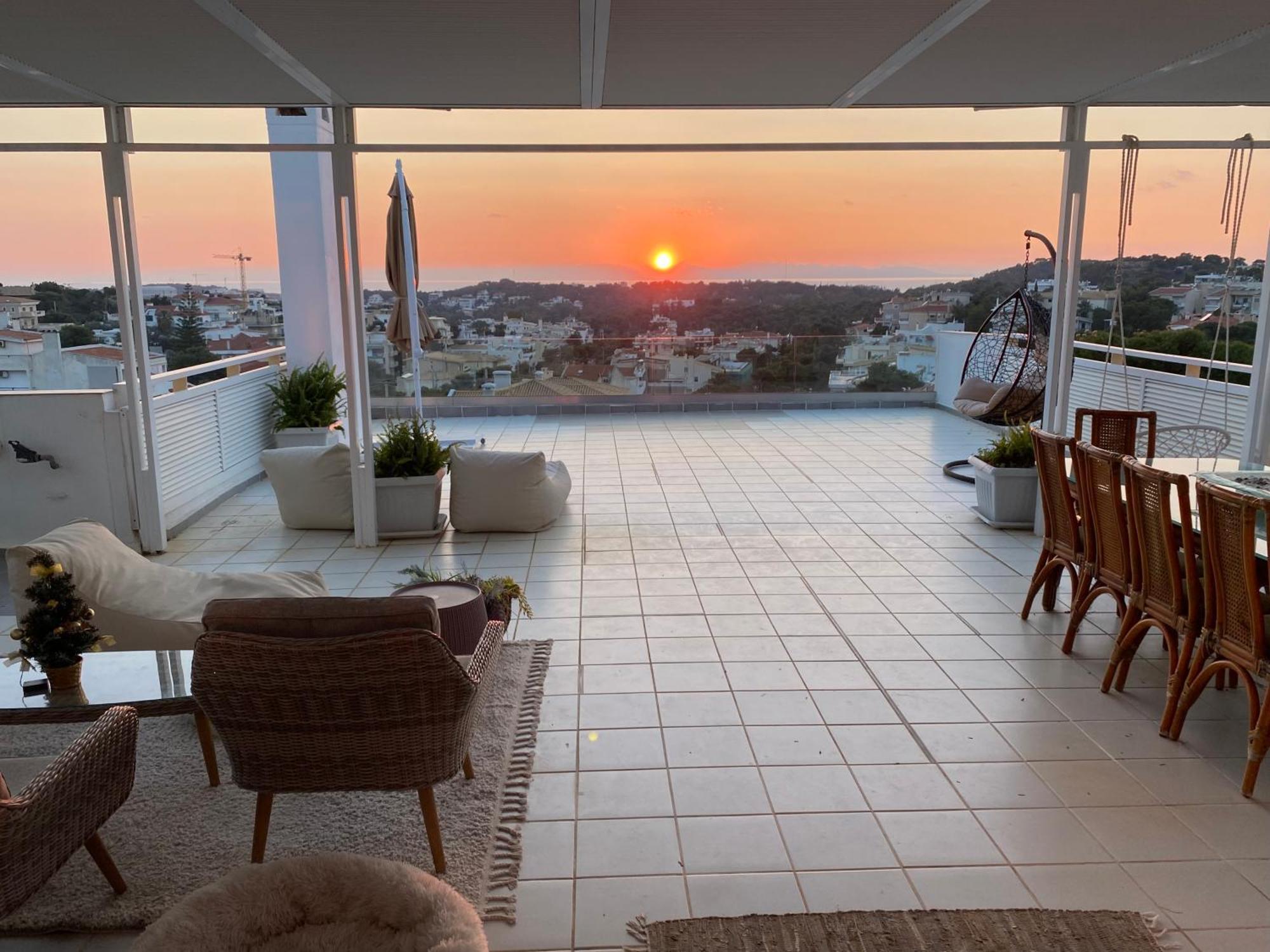 Villasonboard Vouliagmeni Penthouse Veranda Sea-View & Beach Athene Buitenkant foto